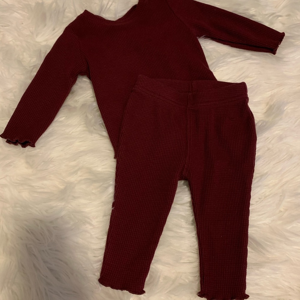 Thermal Top and Bottom Set for Baby Girl